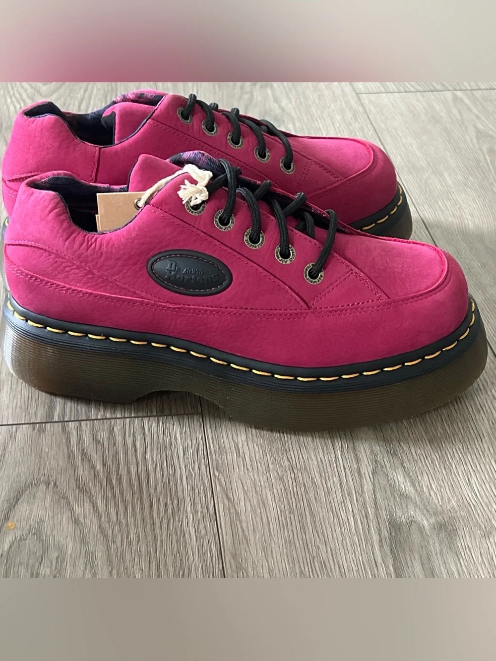 Dr Marten Buzz Fuchsia Platforms